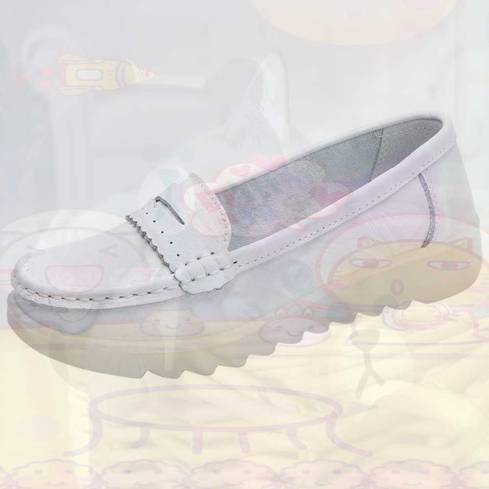 Home Gym Old School - Mocassin Rijden Tienersneakers Skateboarden Damesschoenen Zilver