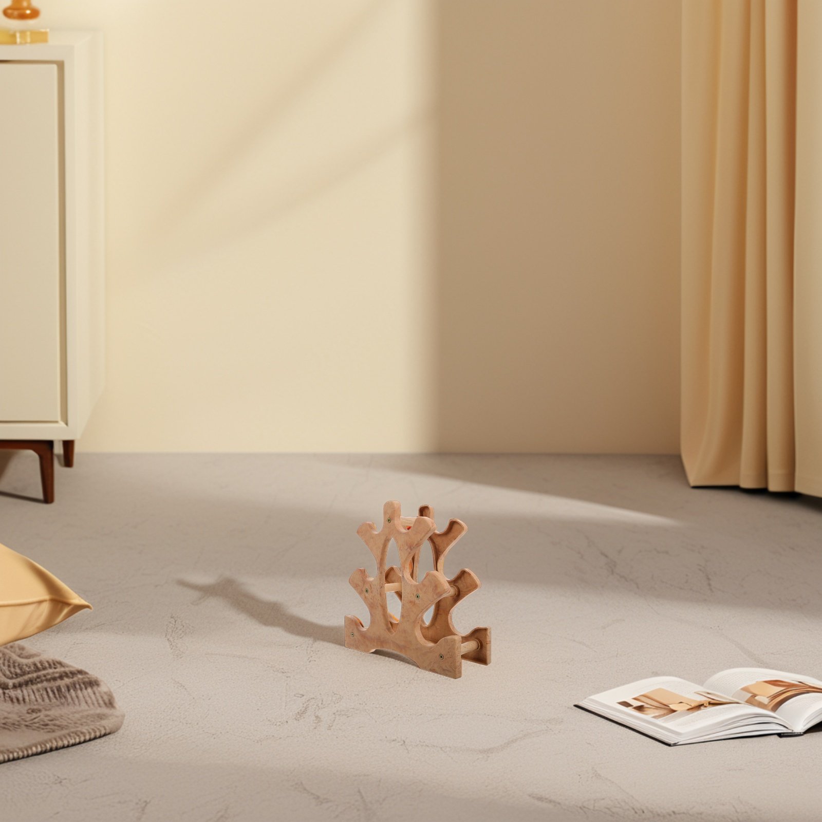 Home Gym For Small Spaces - Klein halterrek met natuurlijke afwerking, stevige