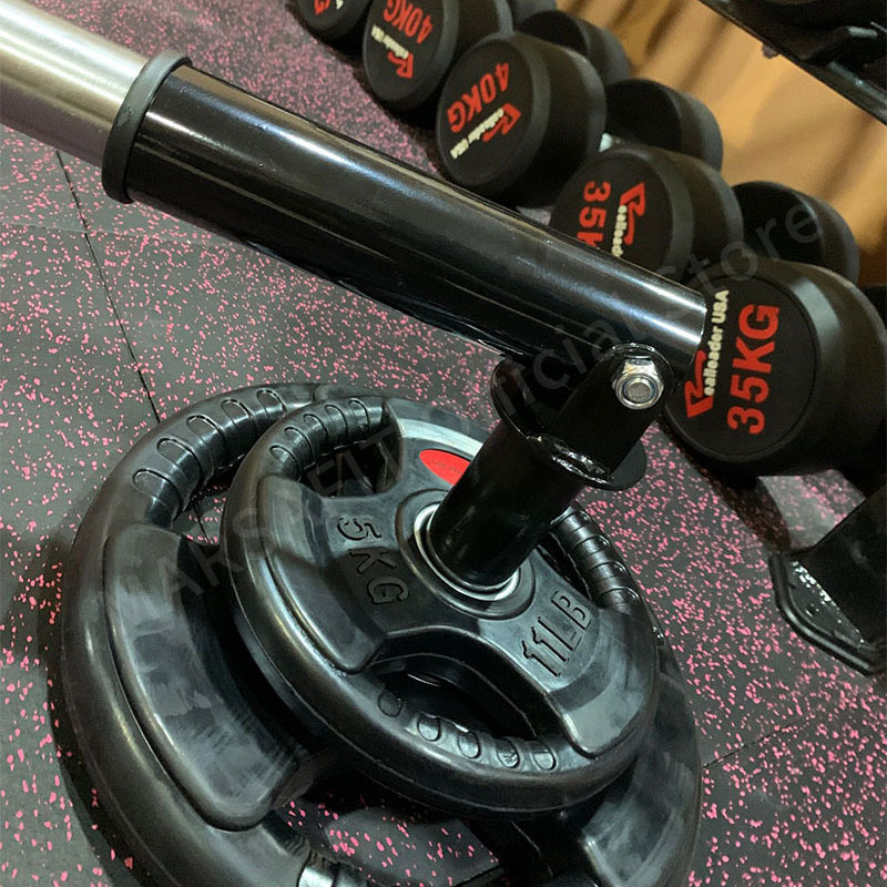 Olympic Barbell 20Kg - Fitness T-Bar met roeihandvat en V-Bar-bevestiging