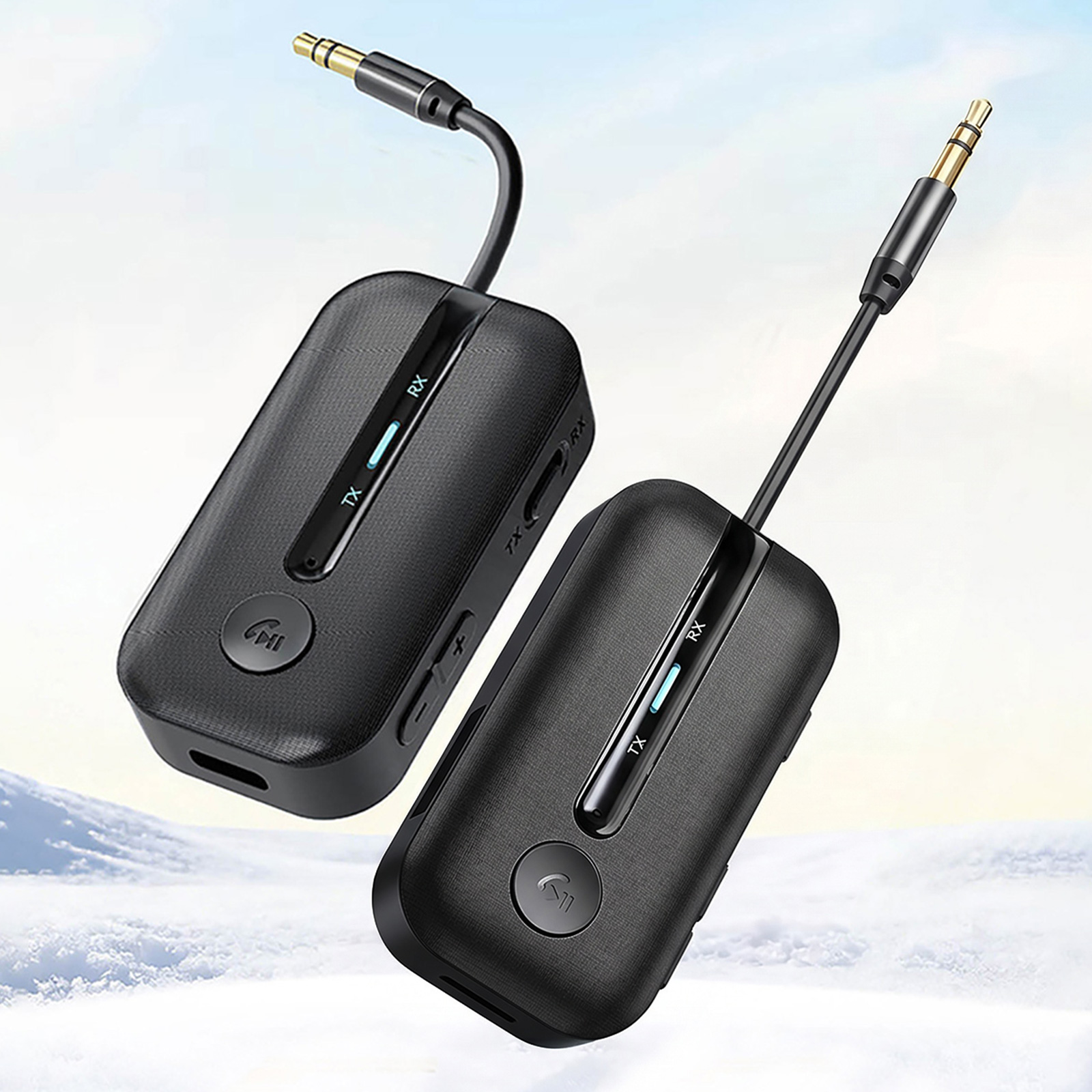 Home Gym Video - Draadloze audiozenderadapter 3,5 mm AUX-aansluiting Audio-ontvangeradapter
