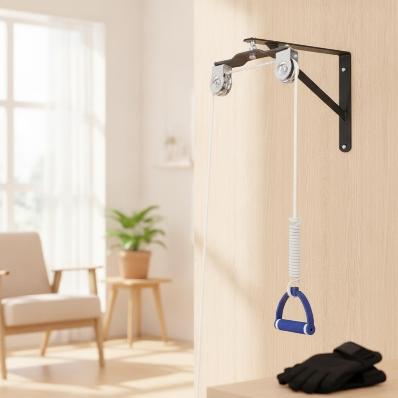 Schouderkatroltrainer met hand - Home Gym Pulley System recensie en prijs