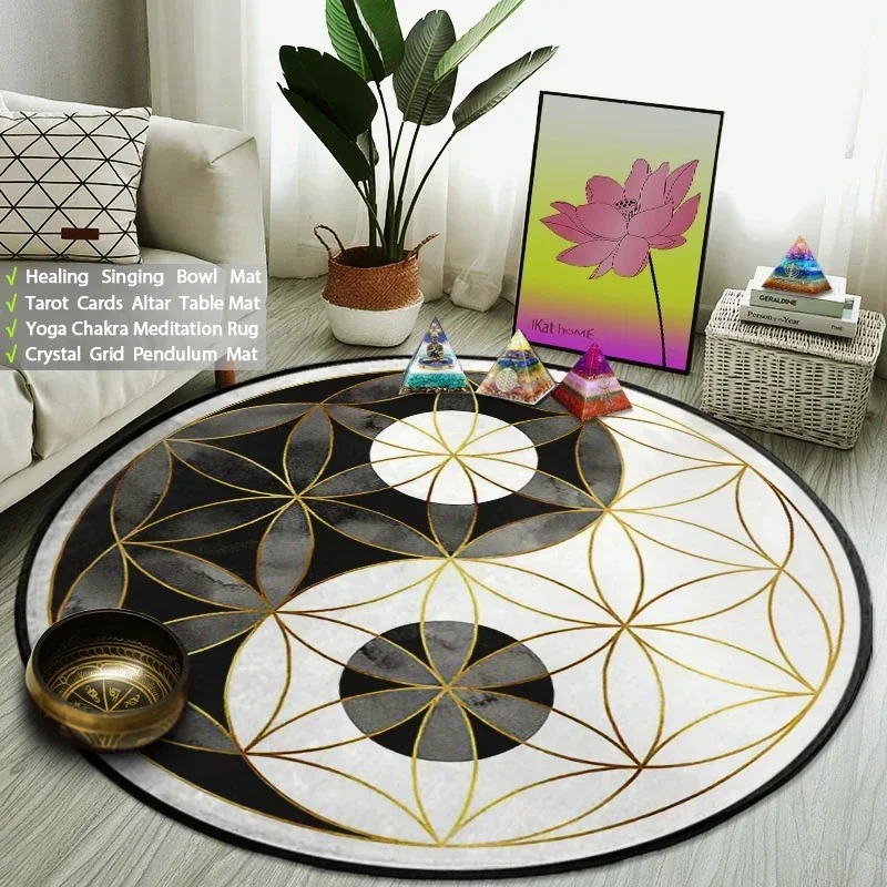 Yin Yang Taiji rond tapijt blo - Home Gym Equipment Amazon recensie en prijs