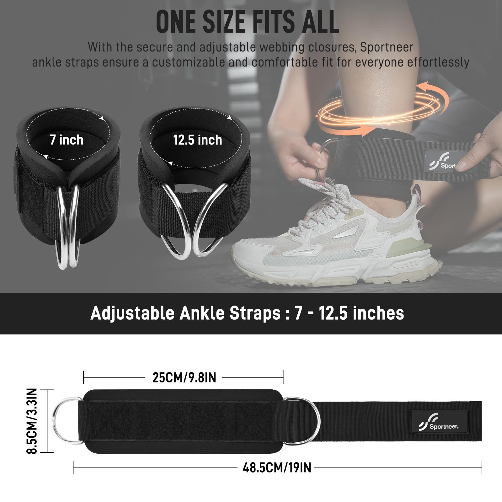 Sportneer Verstelbare enkelban - Home Gym Equipment Amazon recensie en prijs