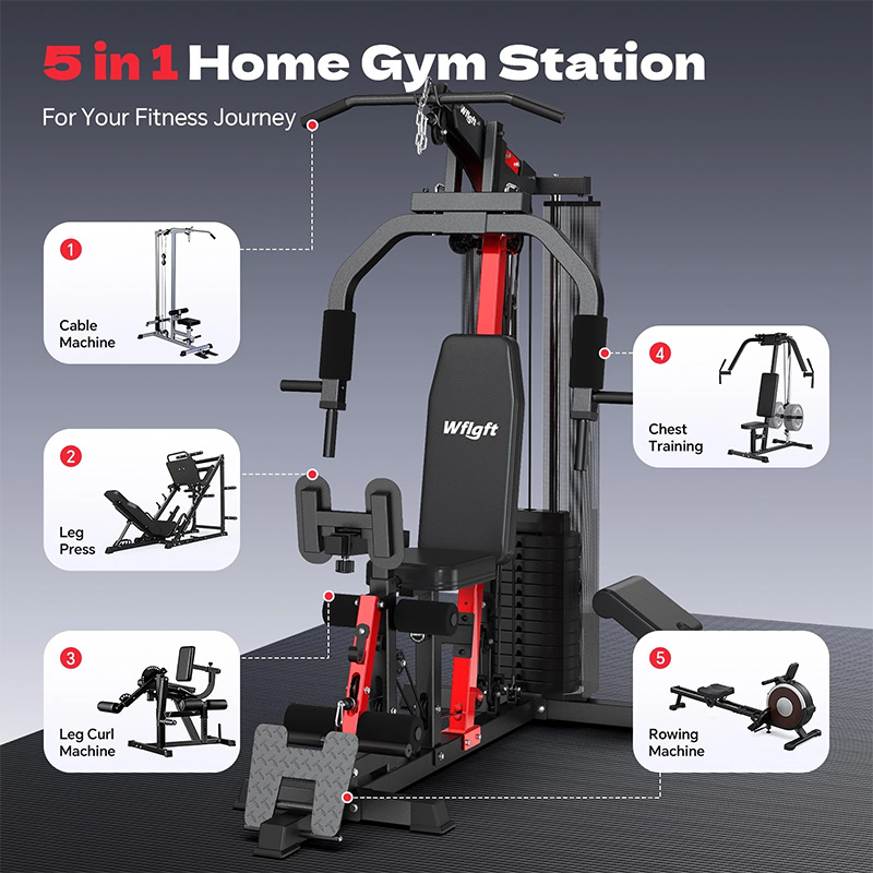 Pooboo Home Gym Workout Appara - Home Gym Equipment Amazon recensie en prijs