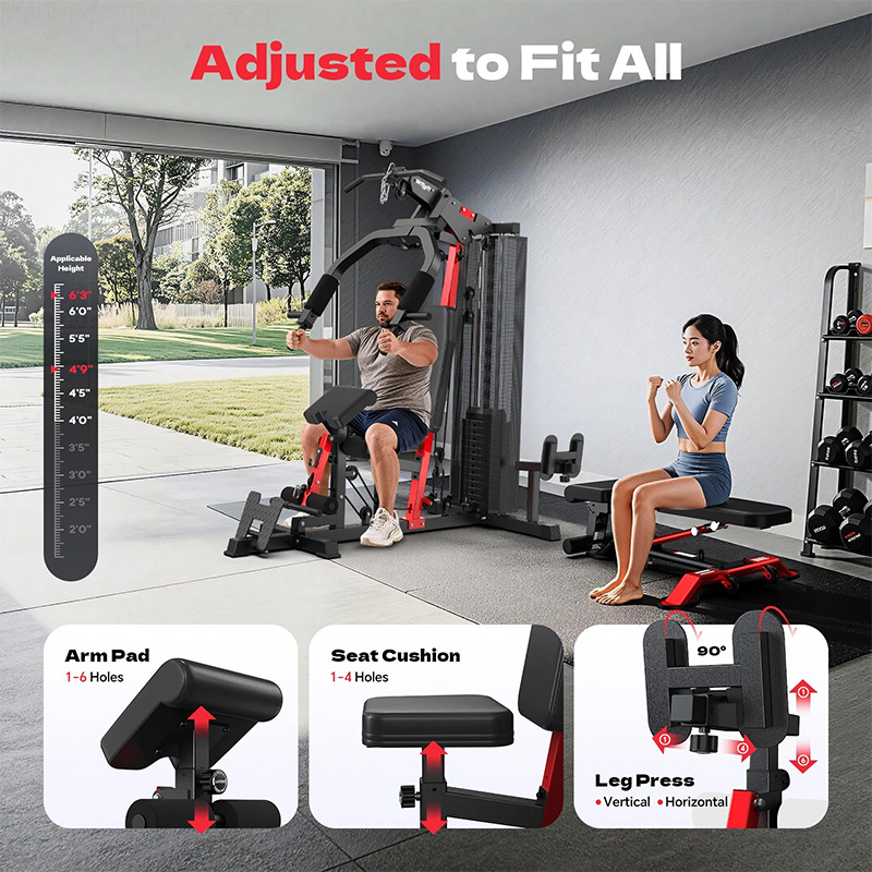 Pooboo Home Gym Workout Appara - Home Gym Equipment Amazon recensie en prijs